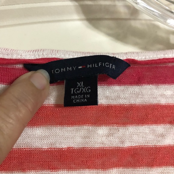 ****SOLD*****Linen Tommy Hilfiger t-shirt - Picture 6 of 7